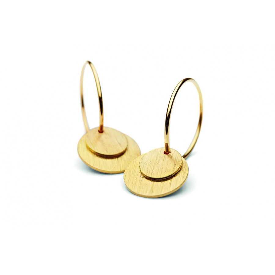Ohrring - Small Coin Creolen von Pernille Corydon