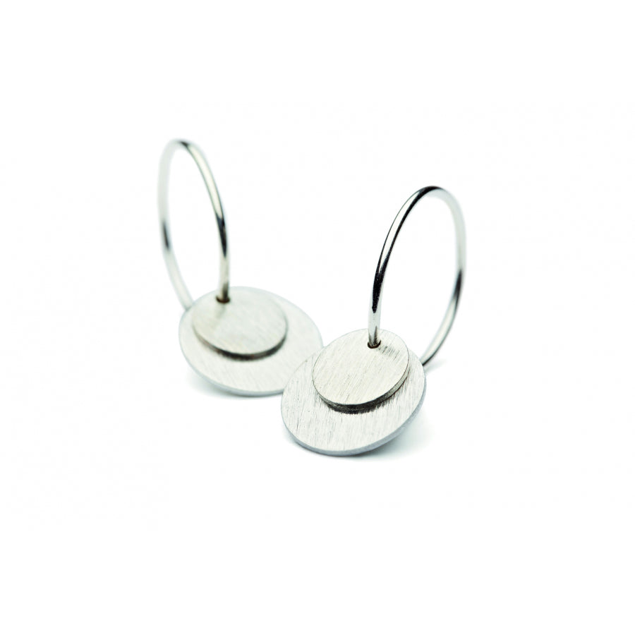 Ohrring - Small Coin Creolen von Pernille Corydon