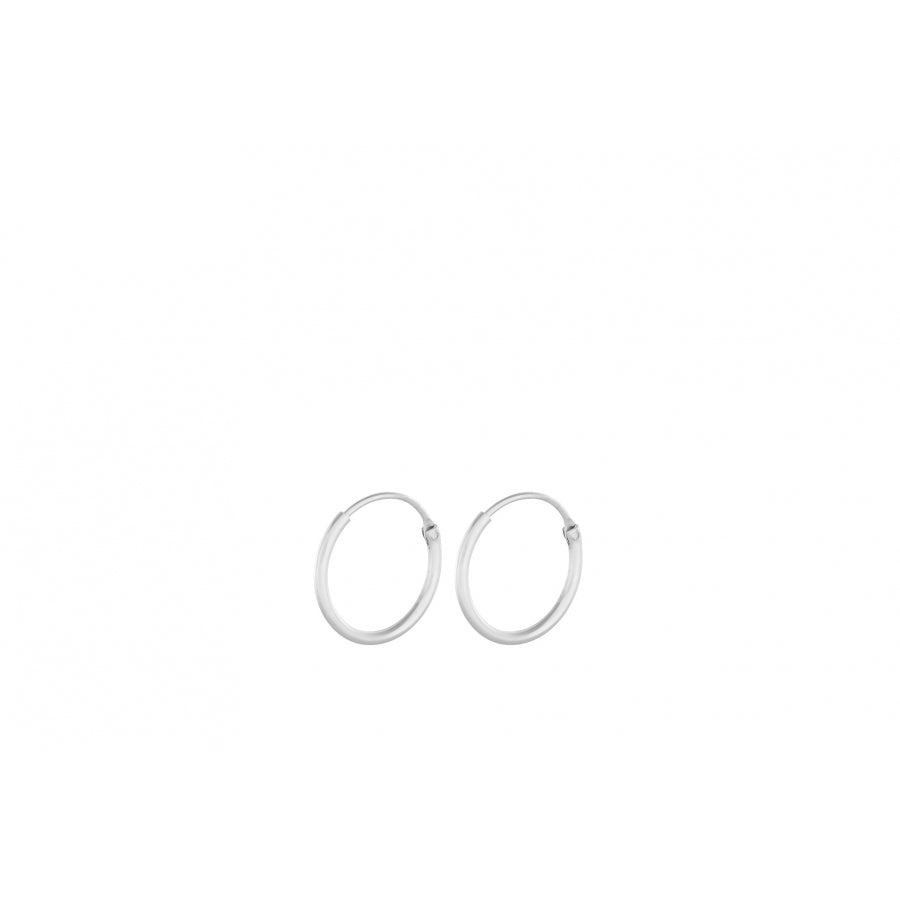 Ohrring - Tiny Plain Hoops von Pernille Corydon