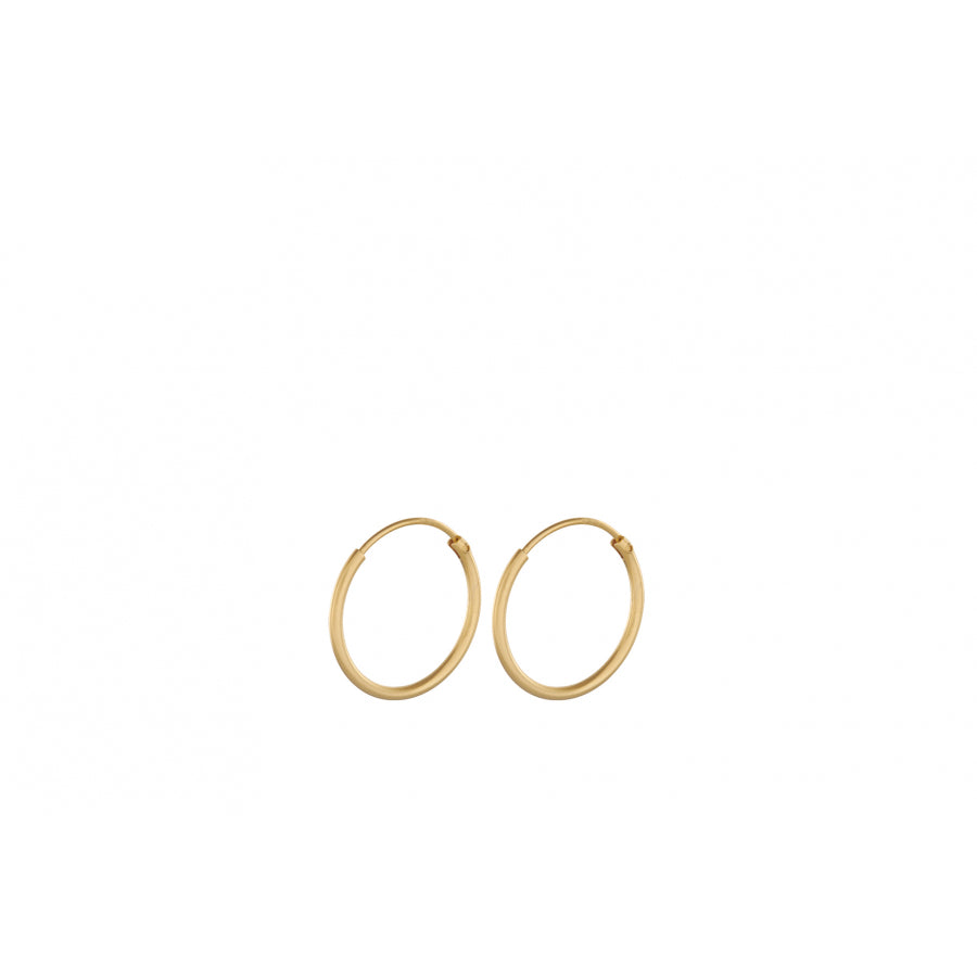Ohrring - Micro Plain Hoops von Pernille Corydon