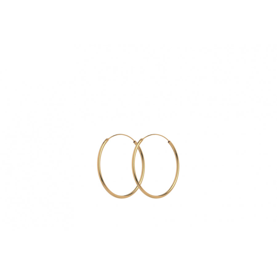 Ohrring - Mini Plain Hoops von Pernille Corydon