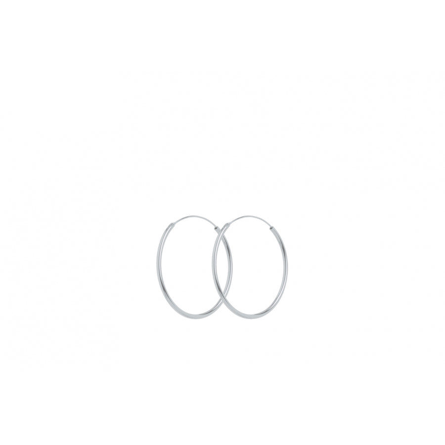 Ohrring - Mini Plain Hoops von Pernille Corydon
