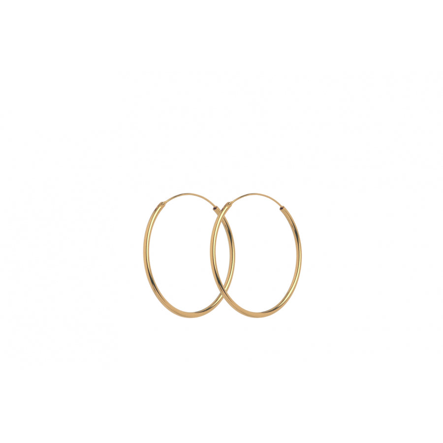 Ohrring - Plain Hoops von Pernille Corydon