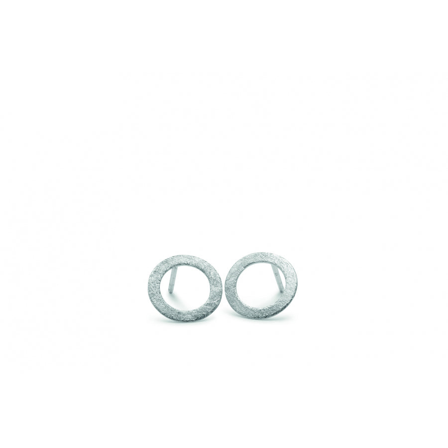 Ohrring - Small Open Coin Ohrstecker von Pernille Corydon